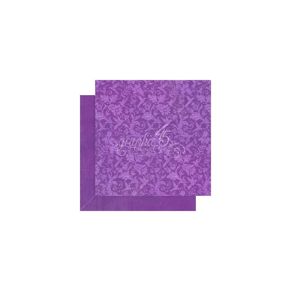 Graphic 45 - Flight of Fancy - 12x12 Patterns & Solids Pack