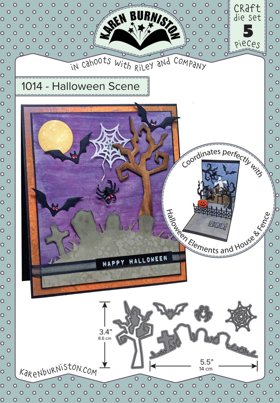 1014 Karen Burniston - Halloween Scene