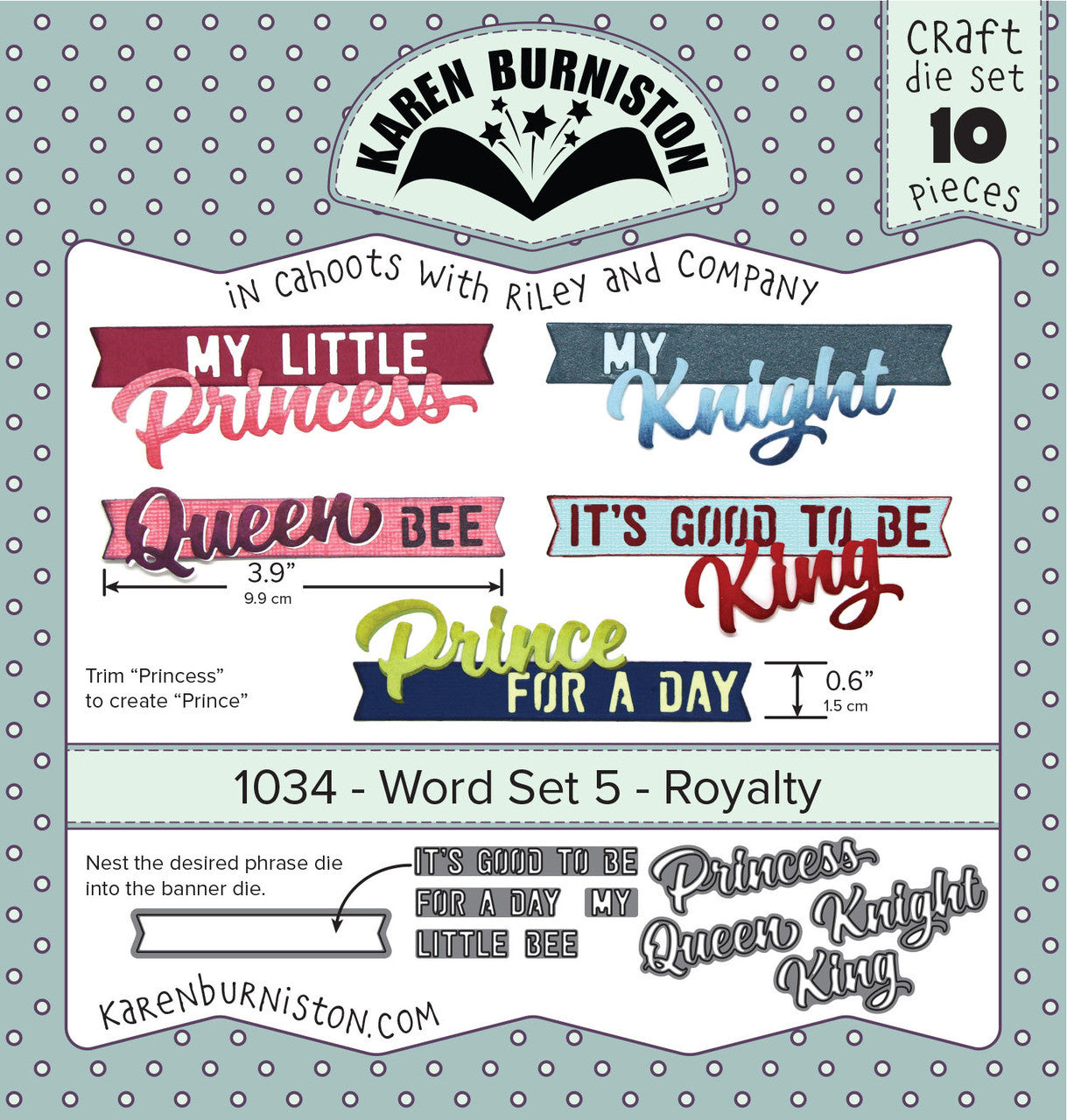 1034 Karen Burniston - Word Set 5 Royalty