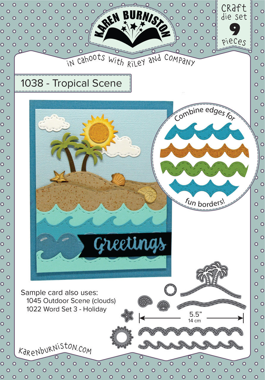 1038 Karen Burniston - Tropical Scene