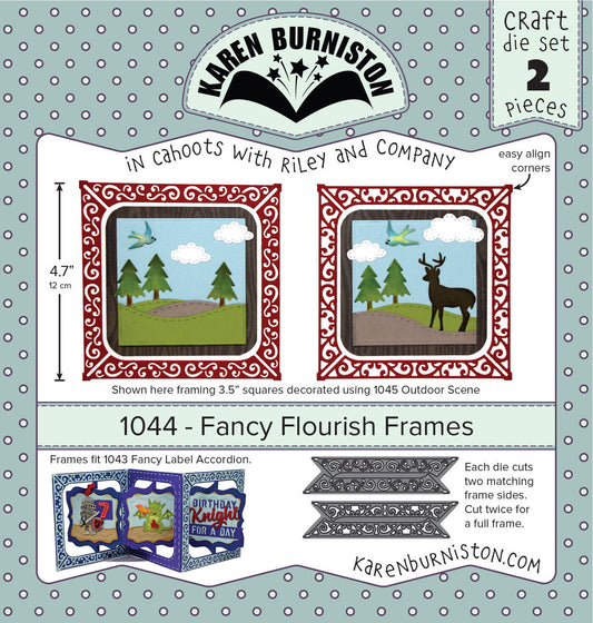 1044 Karen Burniston - Fancy Flourish Frames