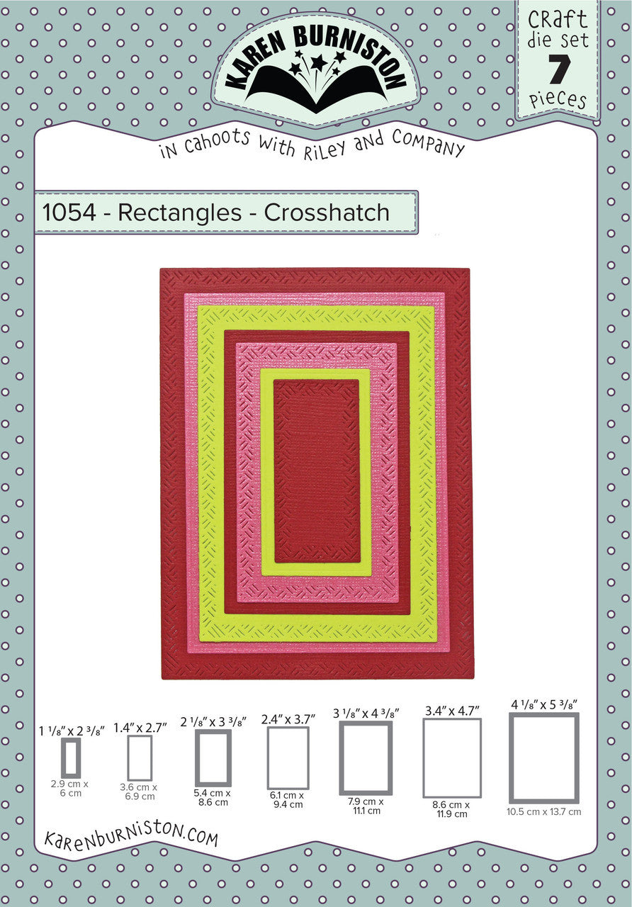 1054 Karen Burniston - Rectangles-Crosshatch