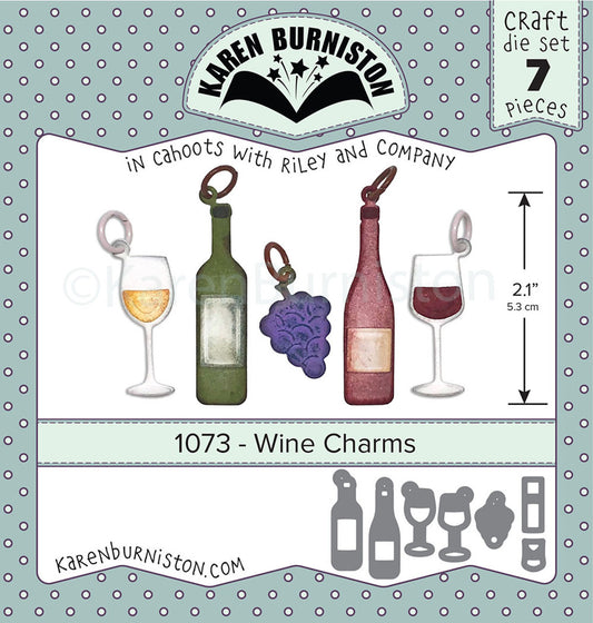 1073 Karen Burniston - Wine Charms