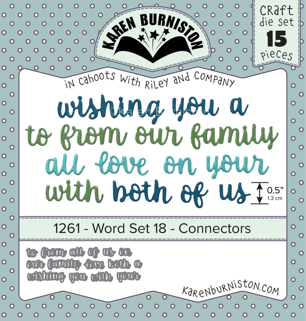 1261 Karen Burniston - Word Set 18 - Connectors