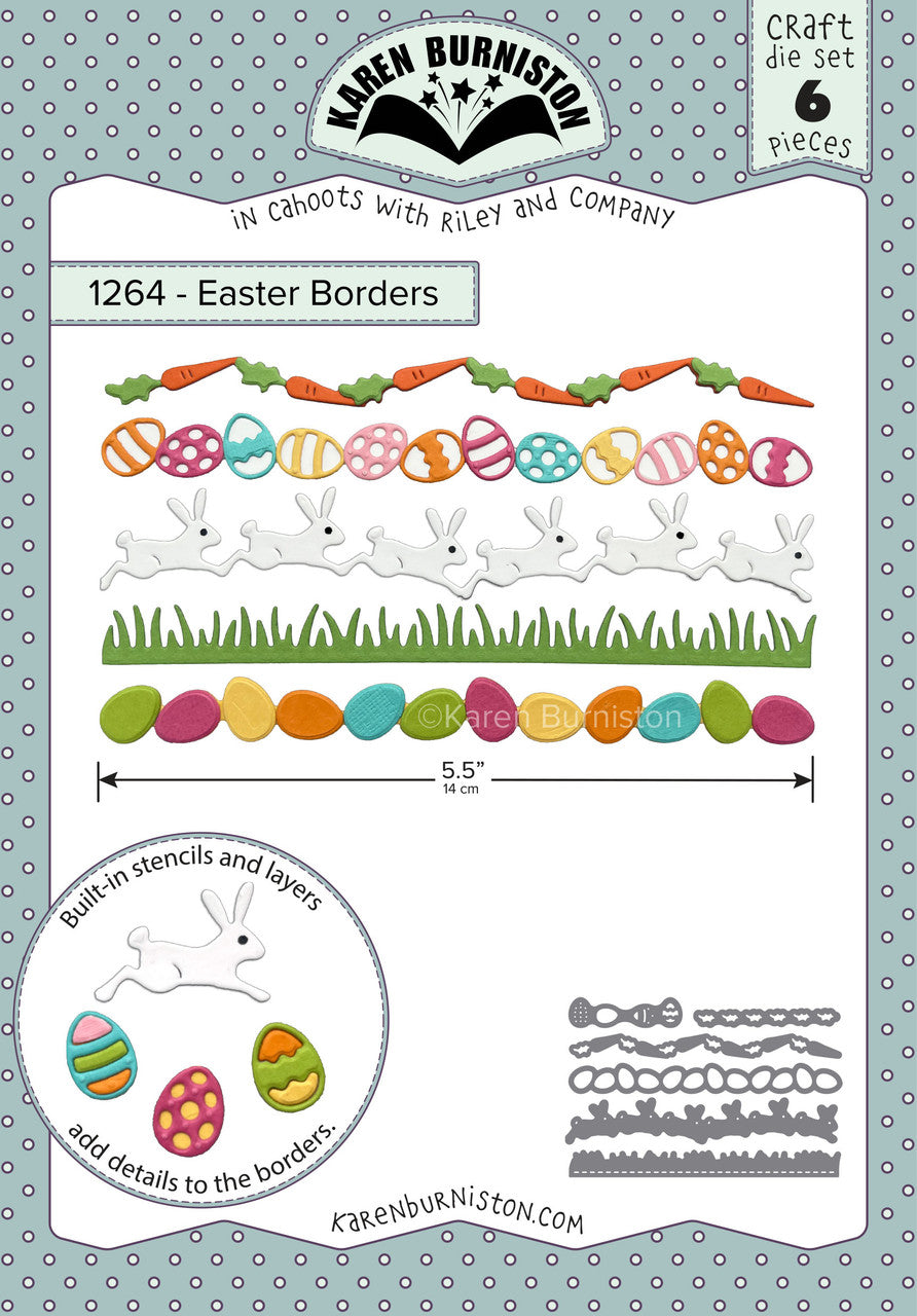 1264 Karen Burniston - Easter Borders