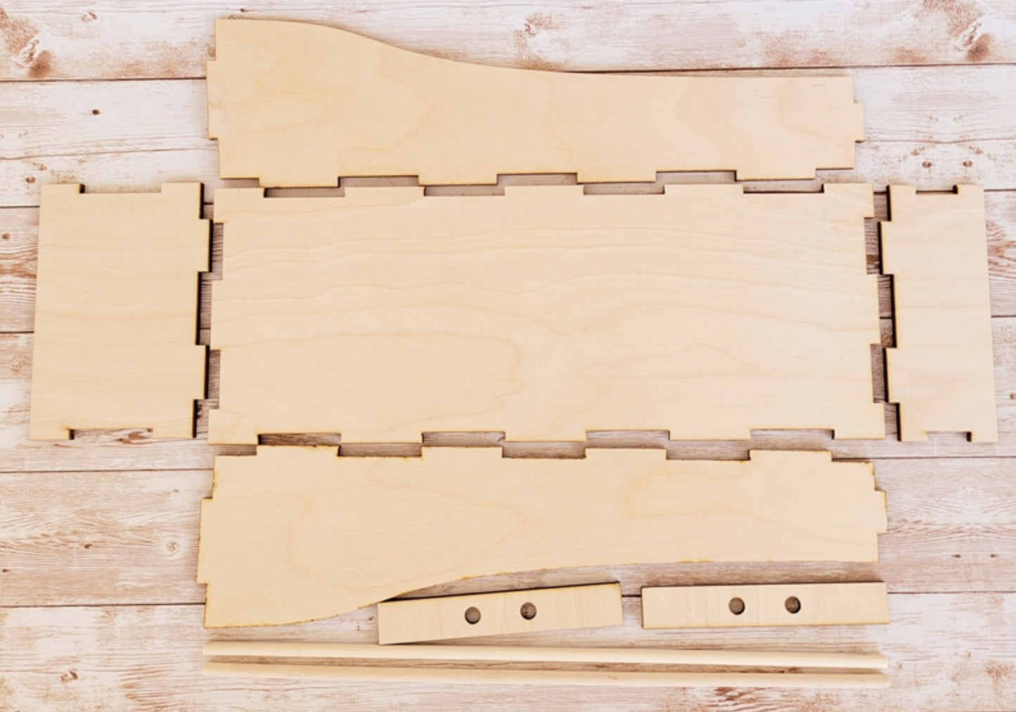 Clear Scraps - 12 Inch DIY Wood Box