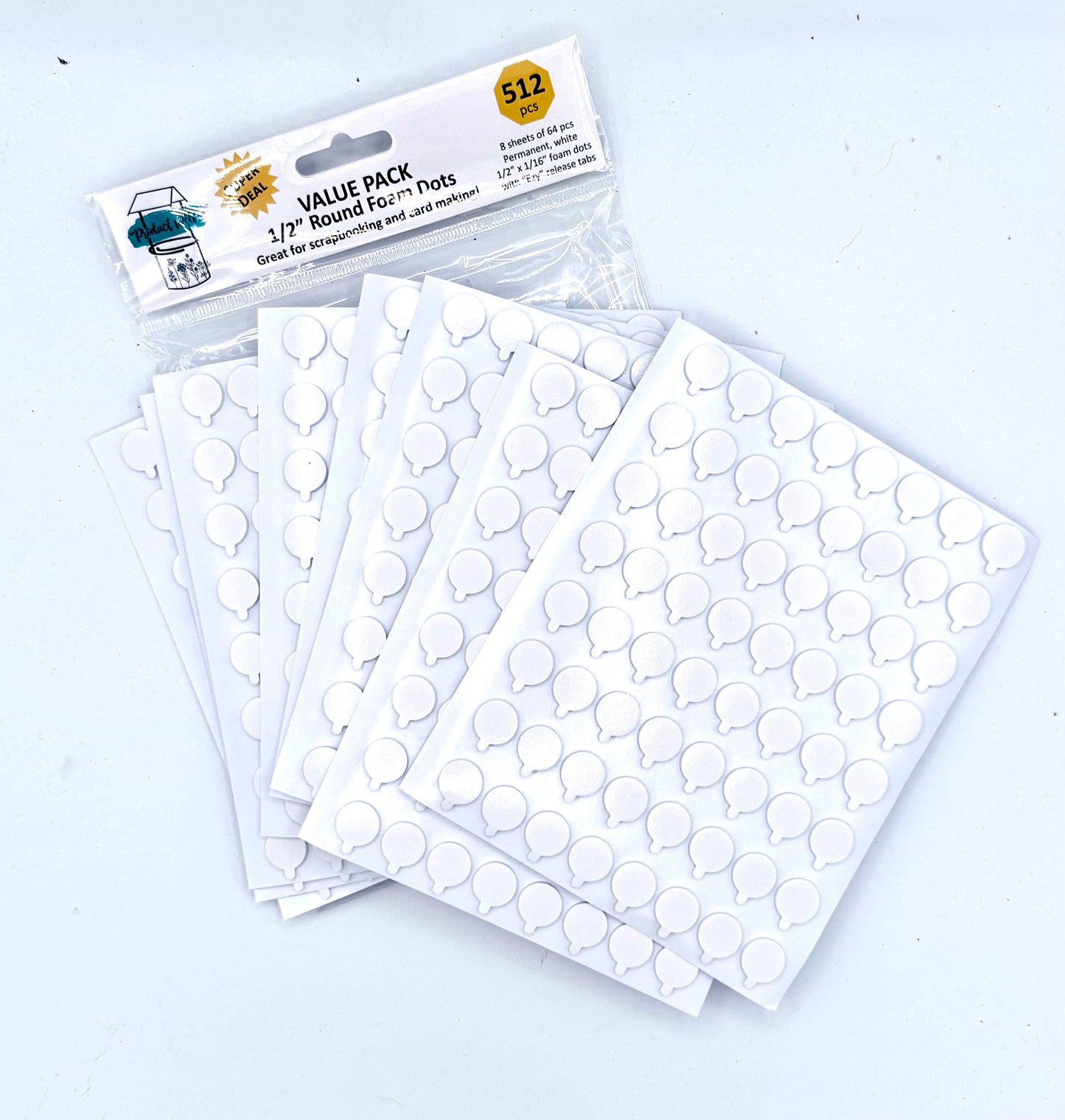The Product Well - 1/2’’ Round Foam Dots