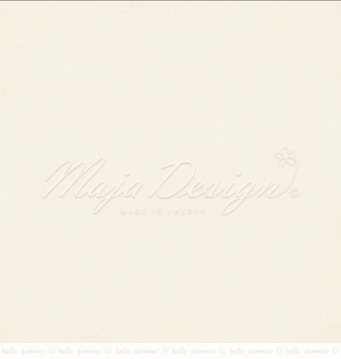 Maja Design - Monochromes - Shades of Summer Feeling - White Sand