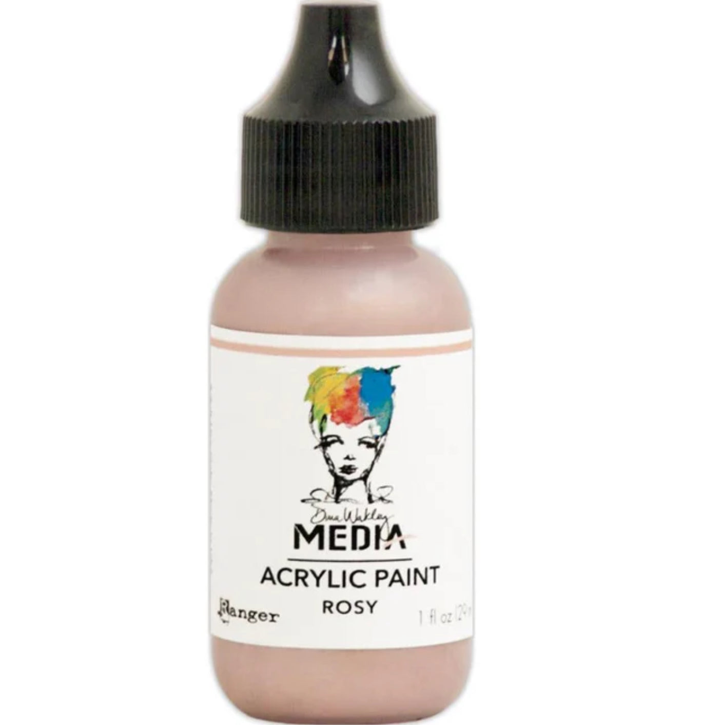 Dina Wakley - Media Acrylic Paint - Rosy