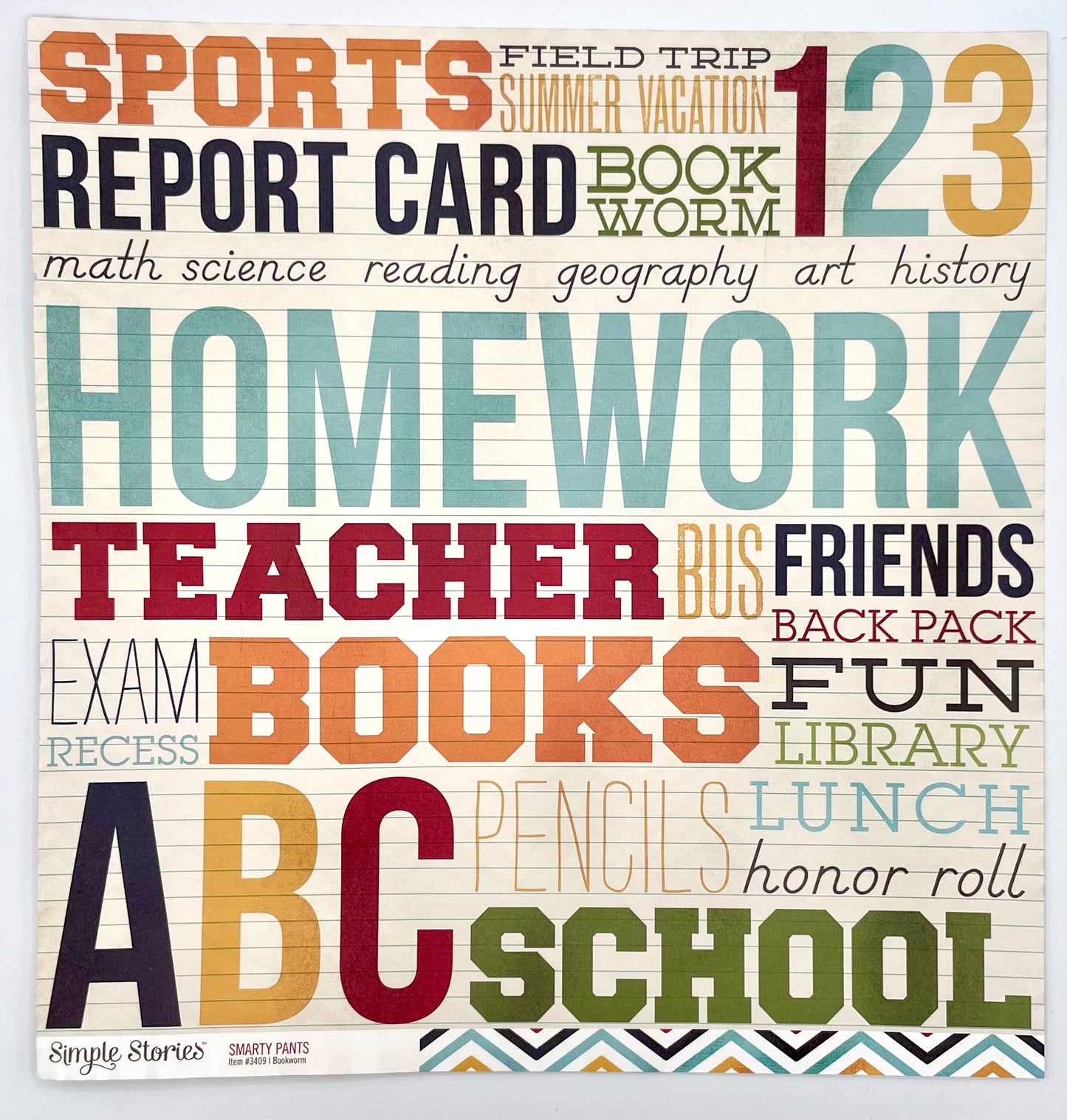 Simple Stories - Smarty Pants - Bookworm