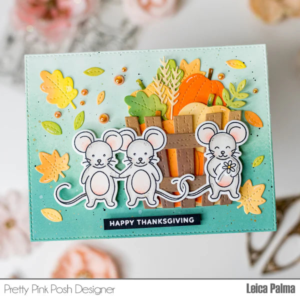 Pretty Pink Posh - Die Set - Fall Basket