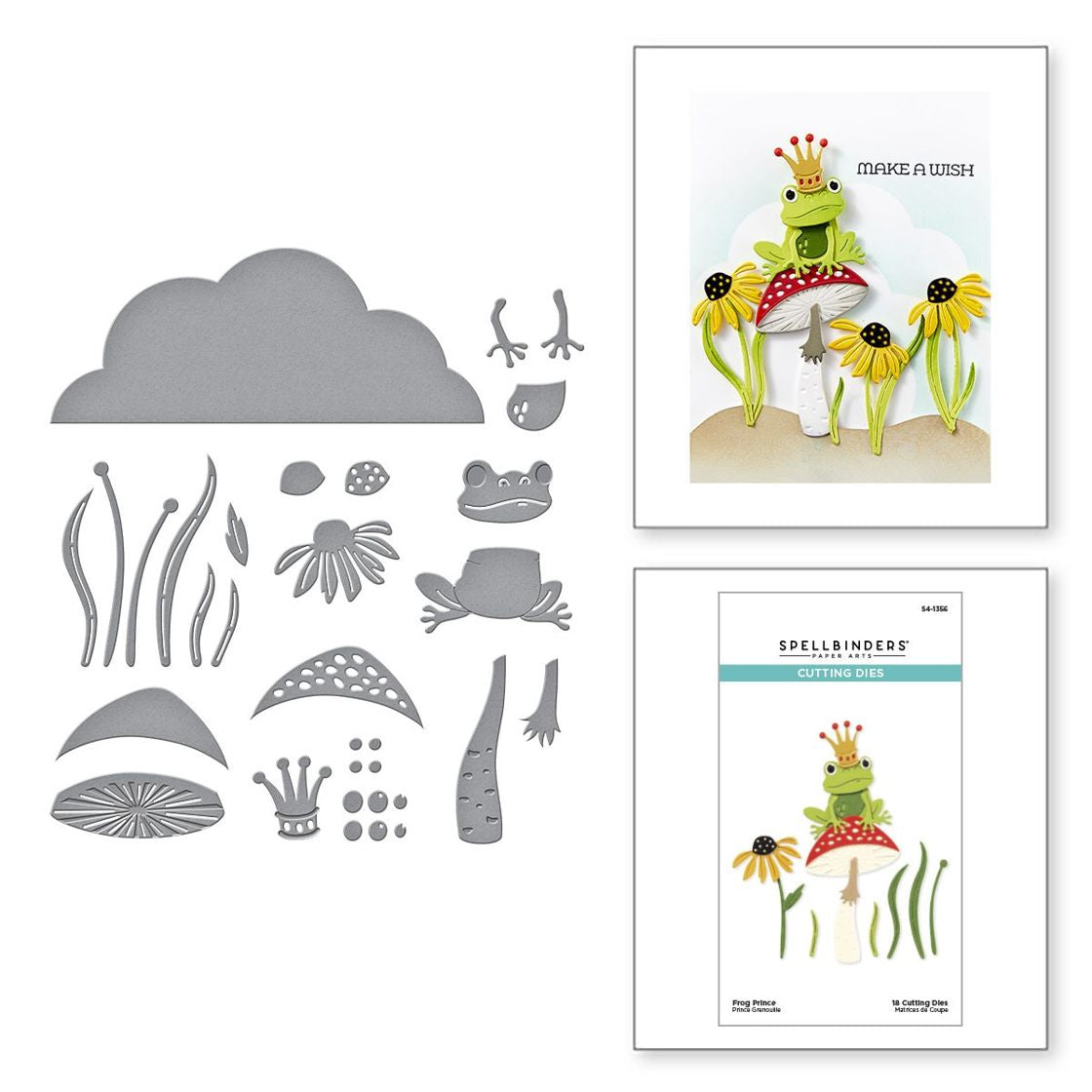 Spellbinders - Cutting Dies - Frog Prince