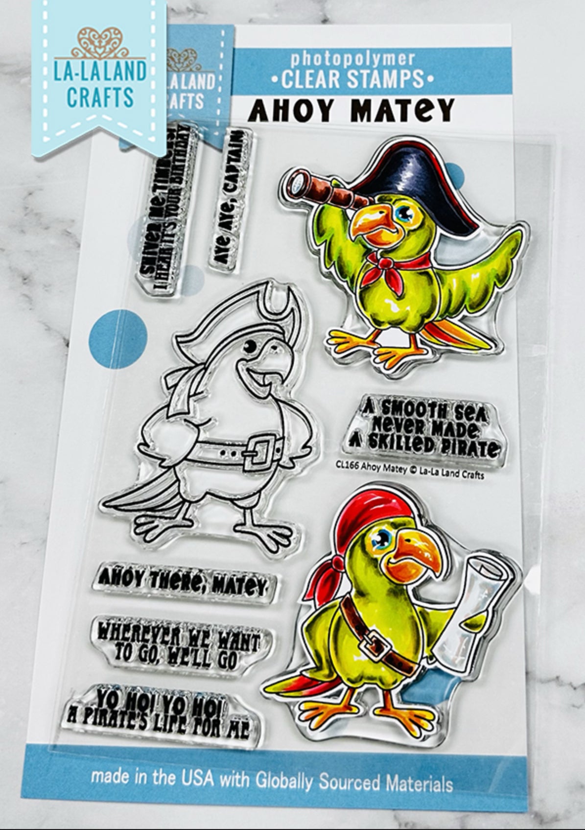 La-la Land Crafts - Clear Stamps - Ahoy Matey
