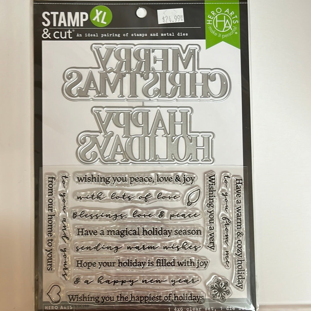 Hero Arts Stamp & Cut XL - Christmas