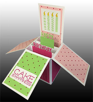 The Paper Cut - A2 Pop-up Box Card - White