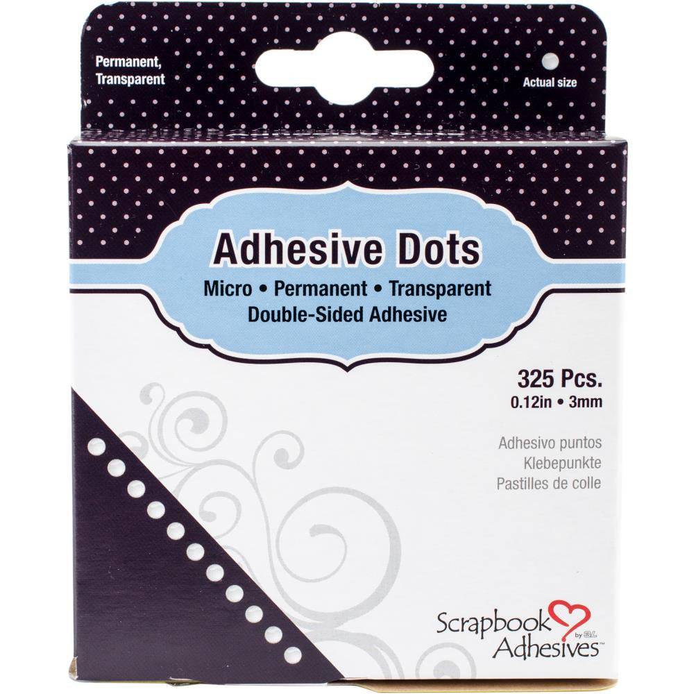 Scrapbook Adhesives - Micro Adhesive Dots - 325pcs