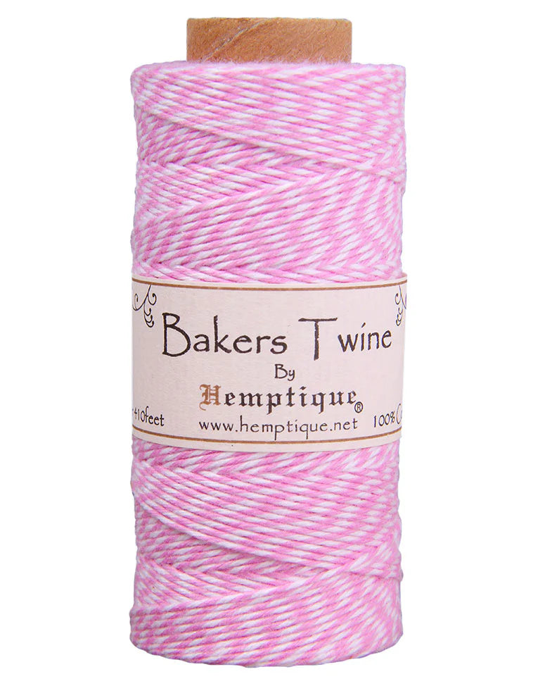 Hemptique - Baker’s Twine - Pink/White