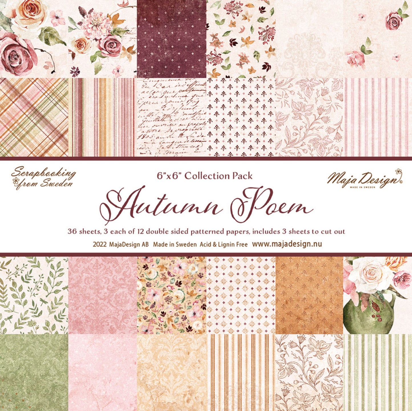 Maja Design - Autumn Poem - 6x6 Paper Pack