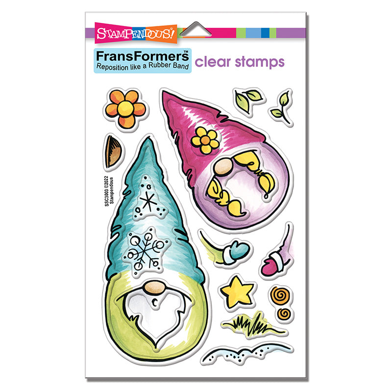 Stampendous - Fran’s Clear Stamps - FransFormer Gnomes