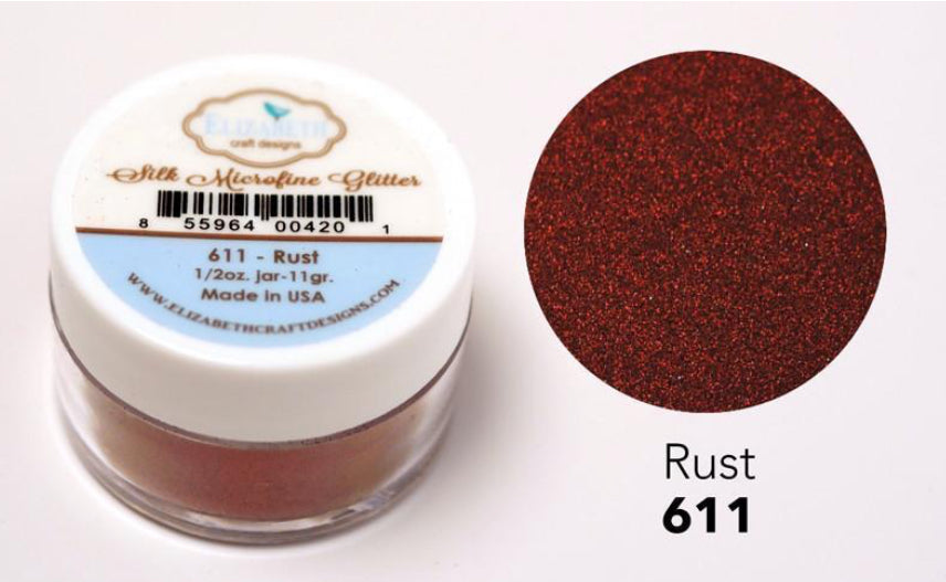 Elizabeth Craft Designs - Silk Microfine Glitter - Rust