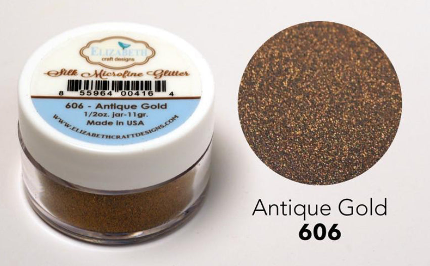 Elizabeth Craft Designs - Silk Microfine Glitter - Antique Gold