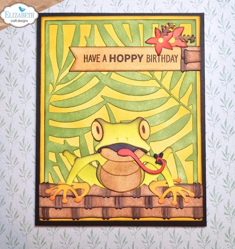 Elizabeth Craft Designs - Steel Cutting Dies - Freddy the Frog