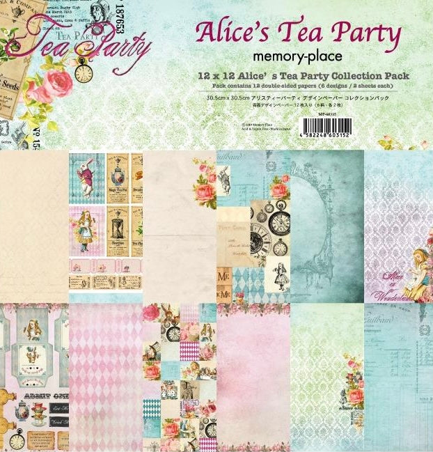 Memory Place - Alice’s Tea Party - 12x12 Collection Pack