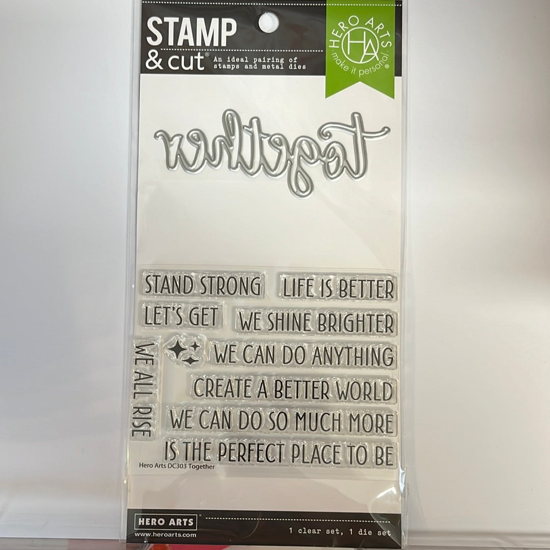 Hero Arts - Stamp & Cut - Together