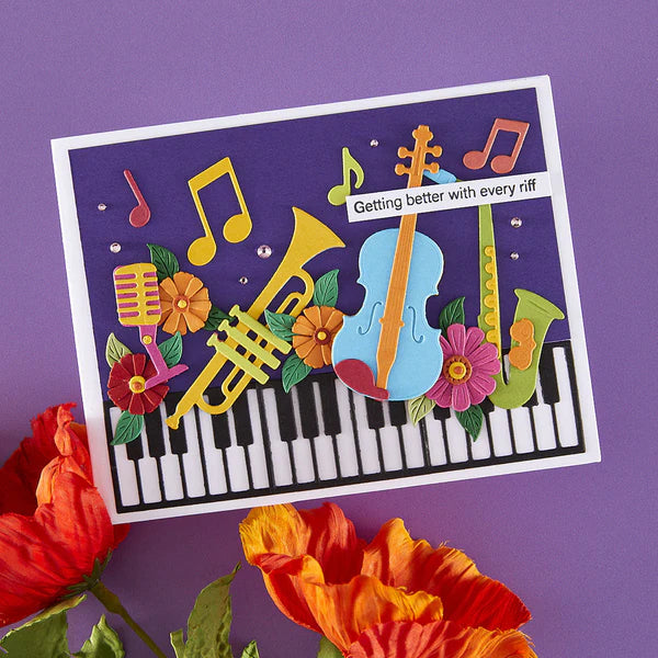 Spellbinders - Cutting Dies - Mini Musical Instruments