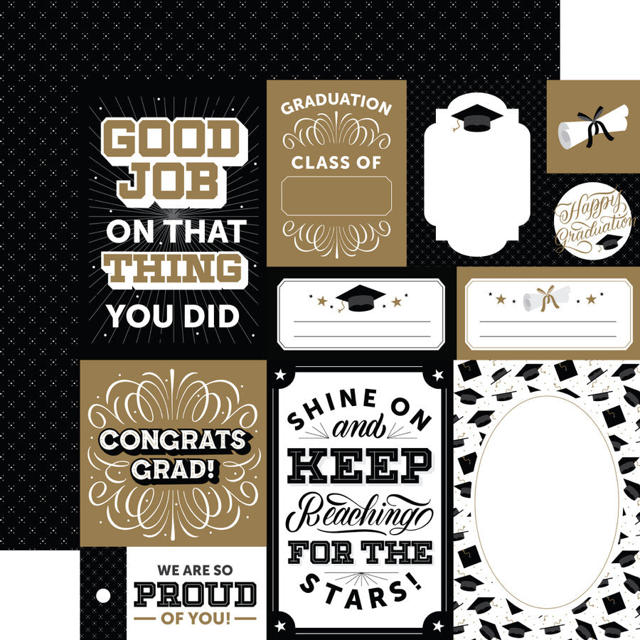 Echo Park - Graduation - Multi Journaling Cards