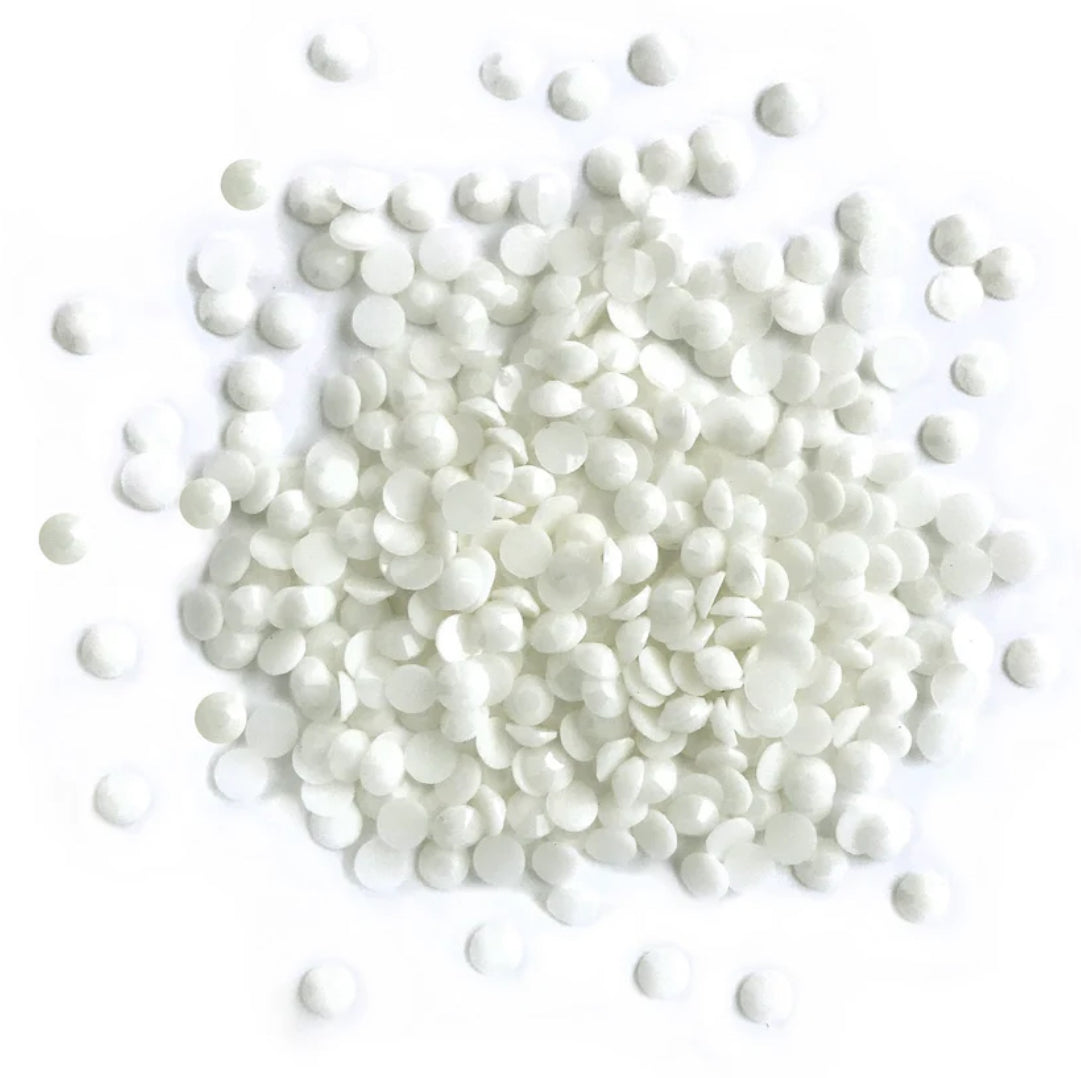 Buttons Galore - Jewelz Premium Gemstones - Alabaster White