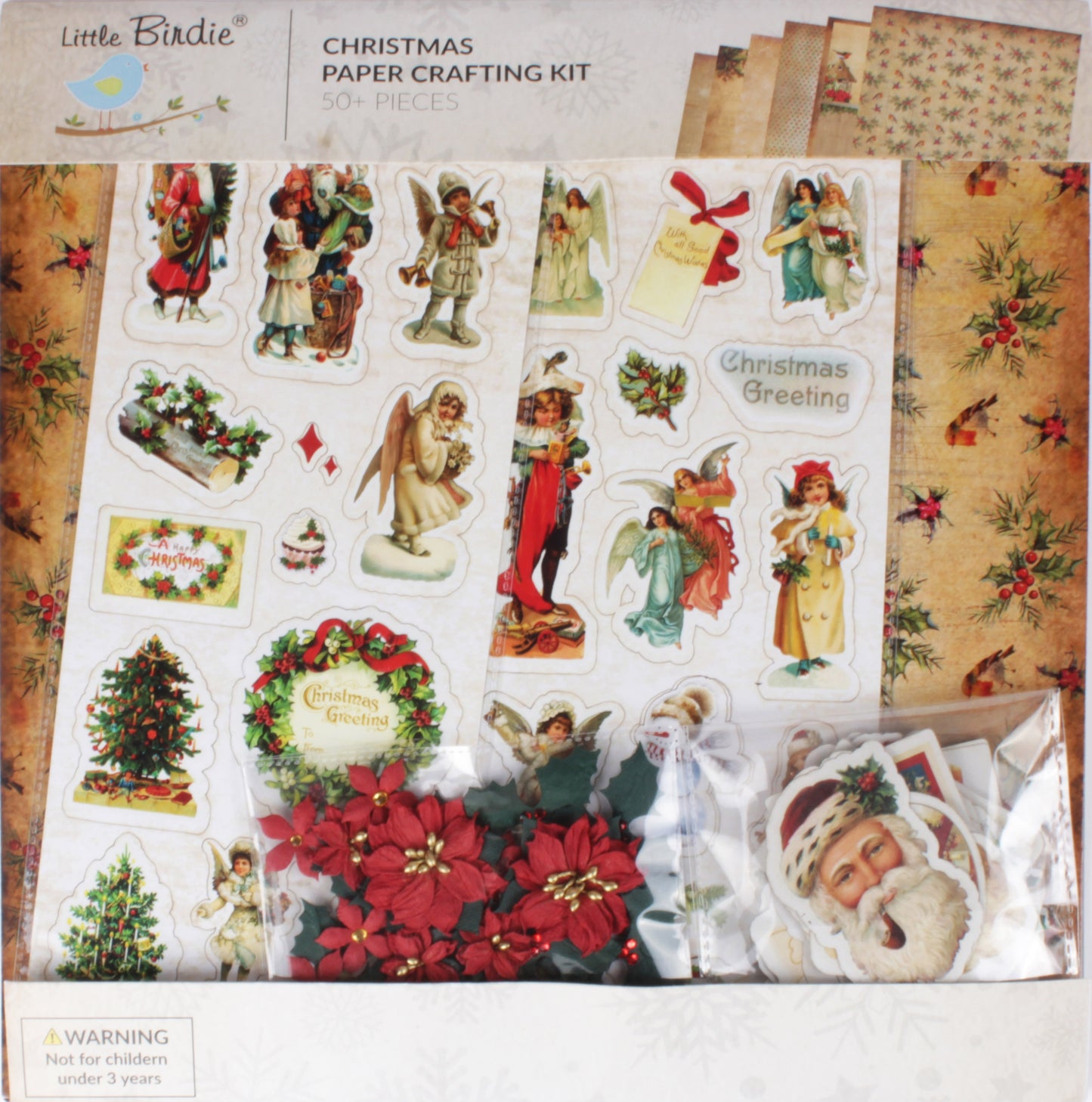 Little Birdie - Paper Crafting Kit - Christmas