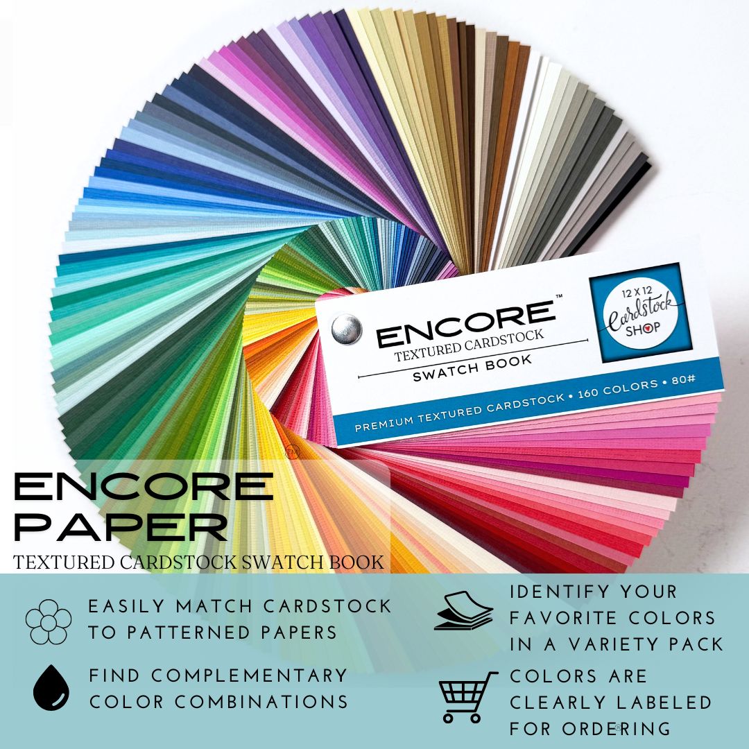 Encore Textured Cardstock Swatchbook