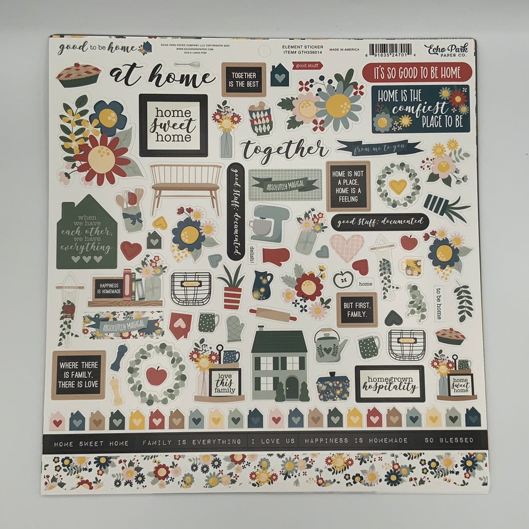 Echo Park - 12x12 Collection Kit - Good To Be Home