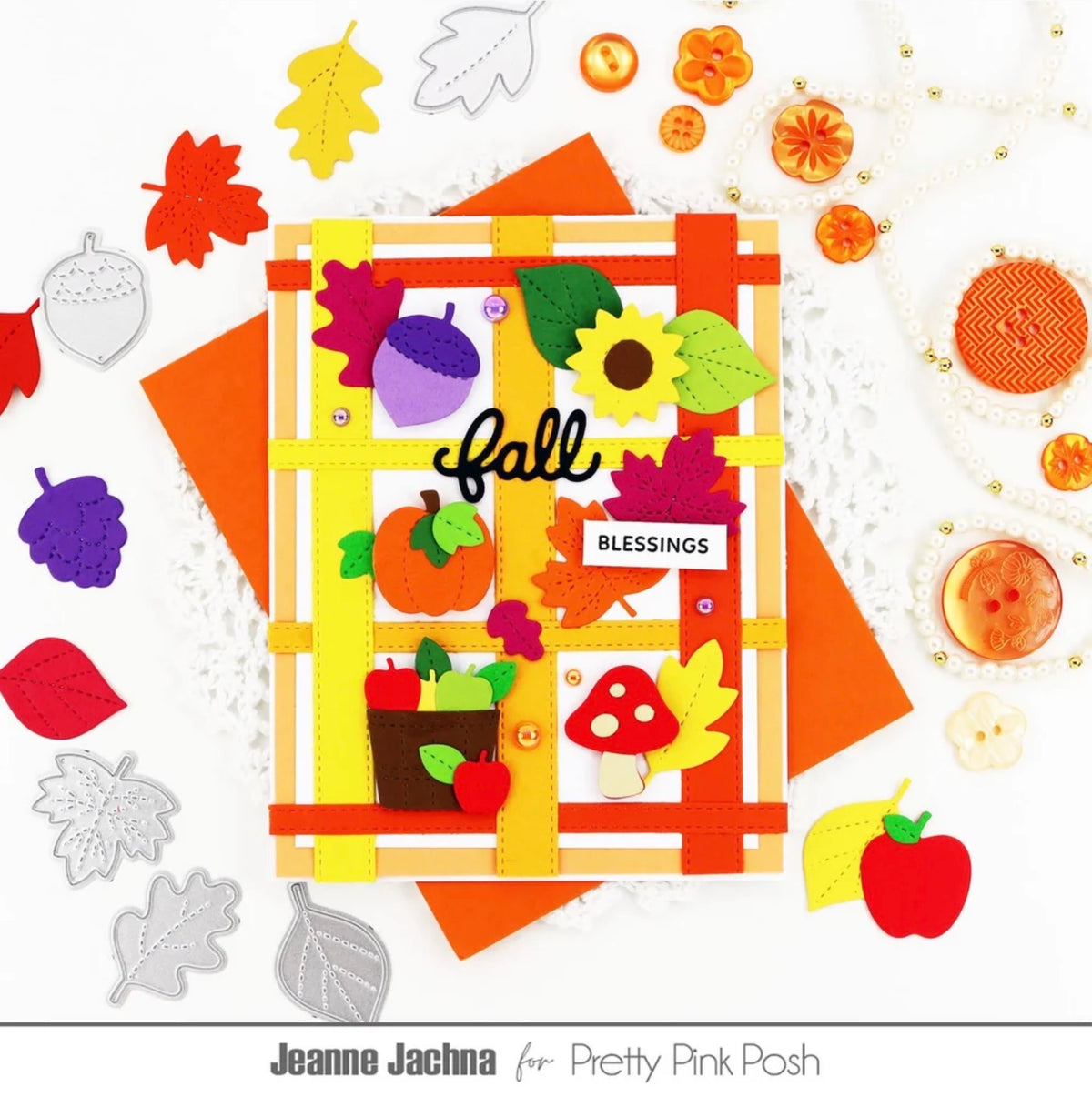Pretty Pink Posh - Craft Dies - Fall Holder Additions