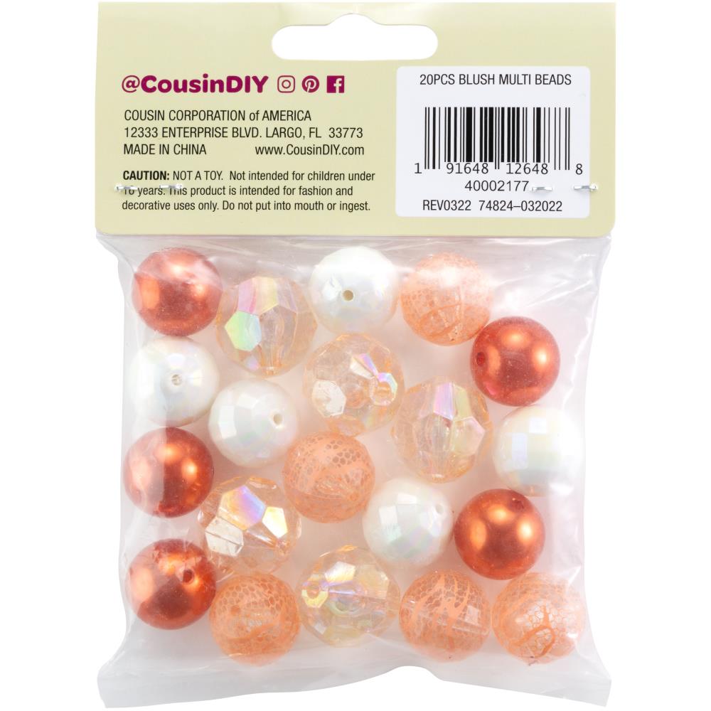 Cousin DIY - Bubblegum Beads - Blush Multi-Colored