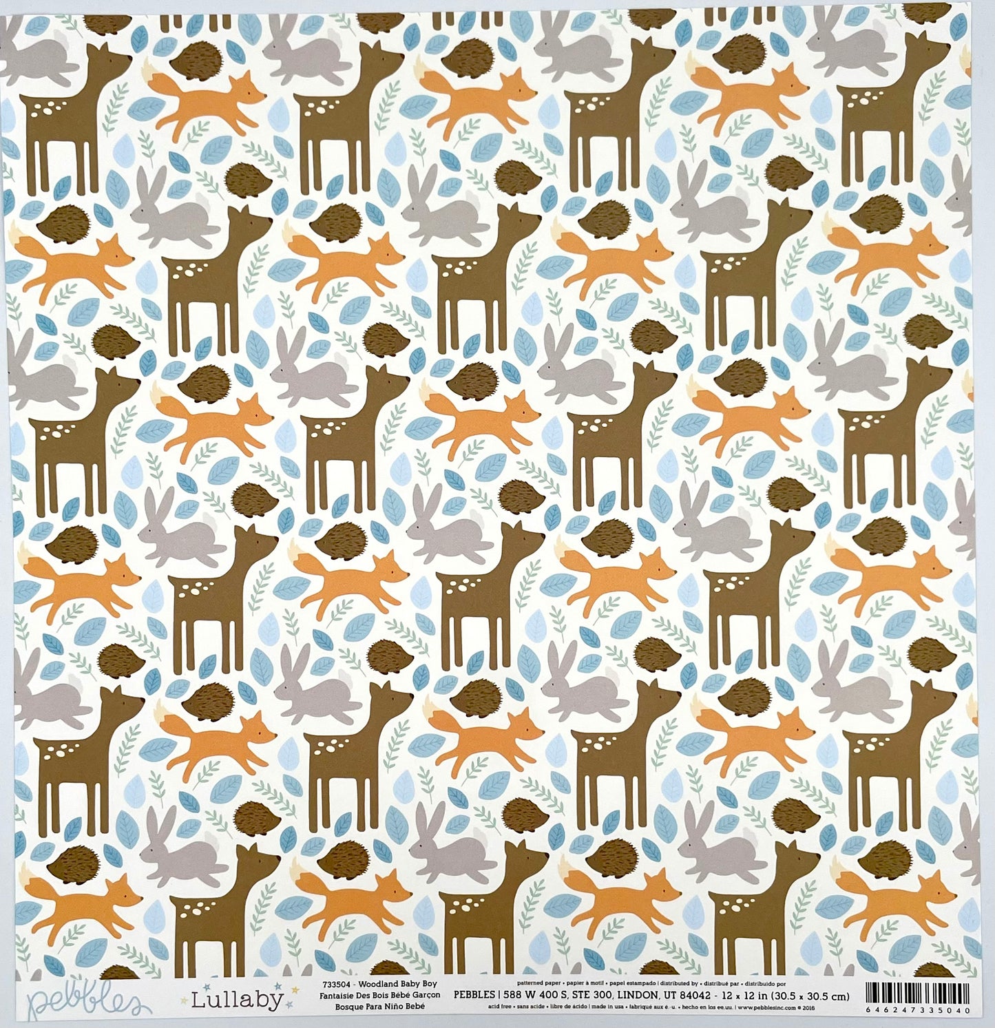 Pebbles - Lullaby - Woodland Baby Boy