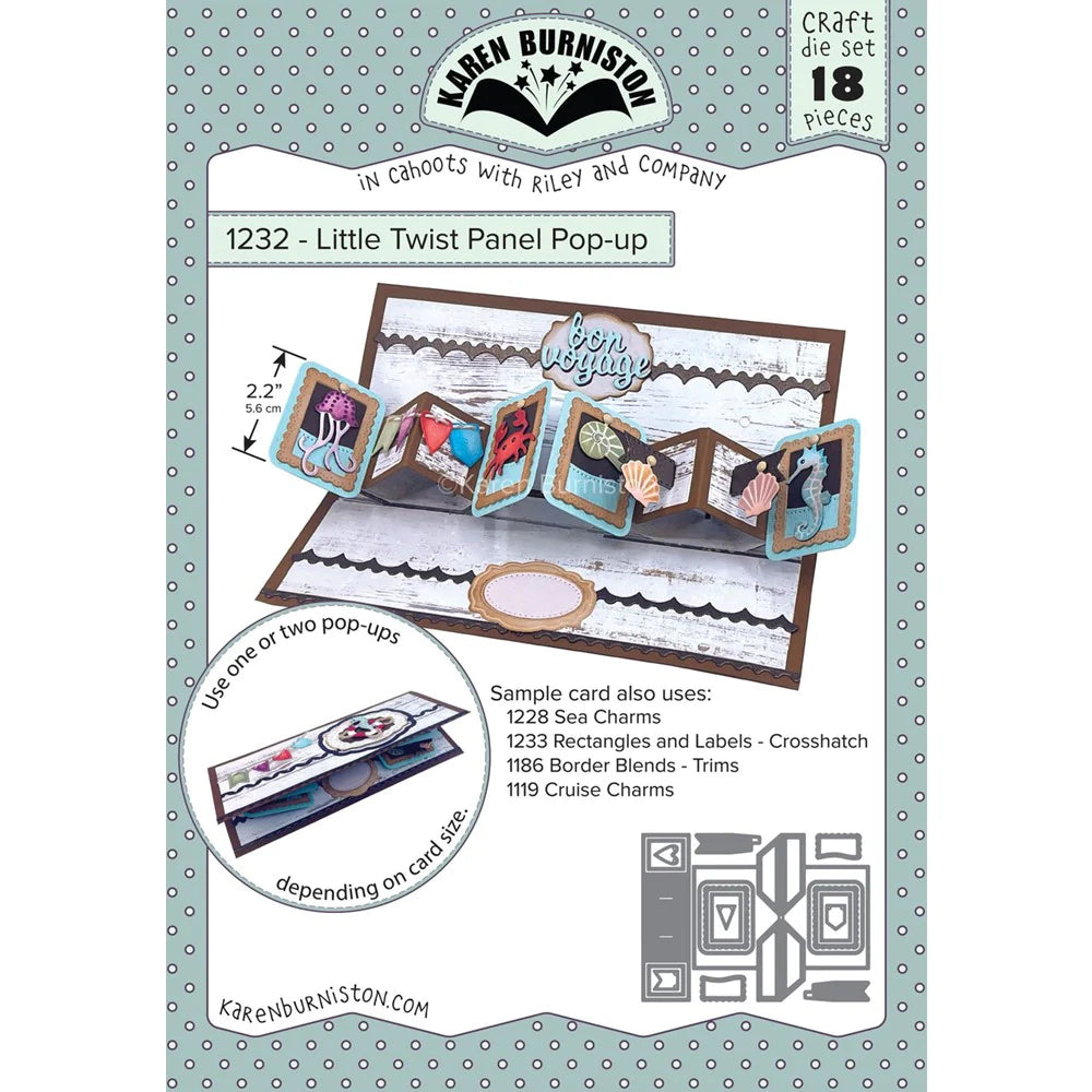 1232 Karen Burniston - Little Twist Panel Pop-up