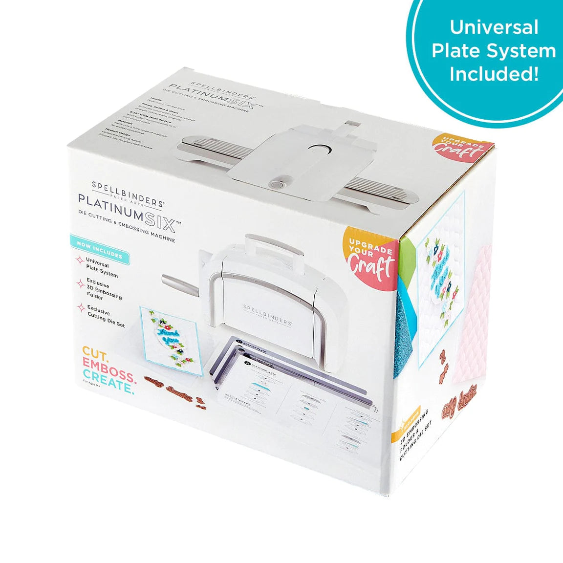 Spellbinders - Platinum Six - Die Cutting & Embossing Machine