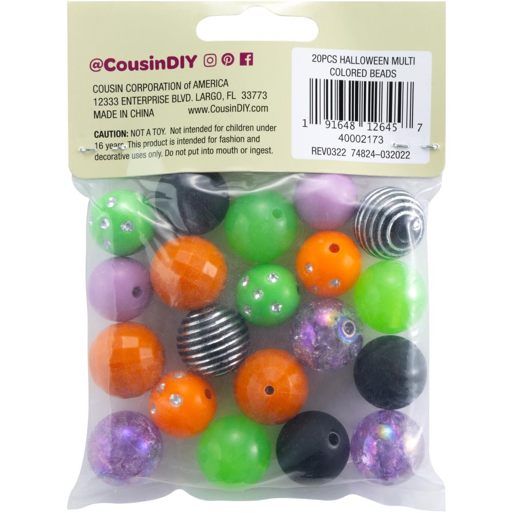 Cousin DIY - Bubblegum Beads - Halloween