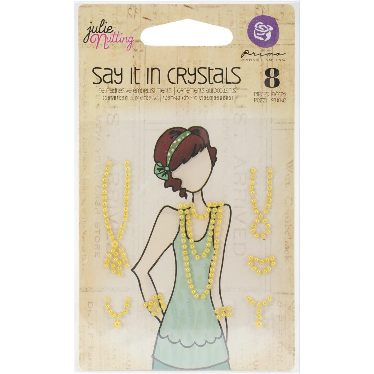 Prima - Julie Nutting - Say It In Crystals - Gold