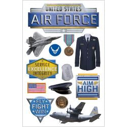 Paper House - 3D Stickers - Air Force