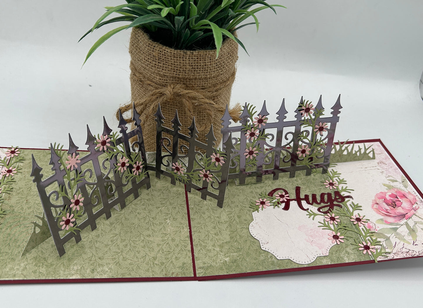 Scrapp’n Savvy - Card Kits - Thinking of You Fence Card