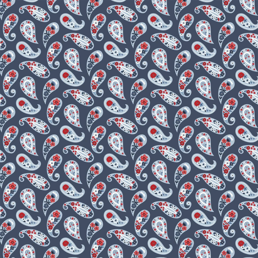 Echo Park - All American - Floral Paisley