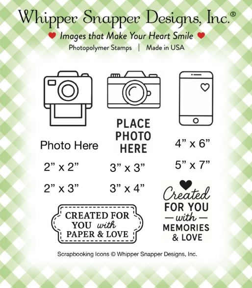 Whipper Snapper Designs - Clear Stamps - Scrapbooking Icons