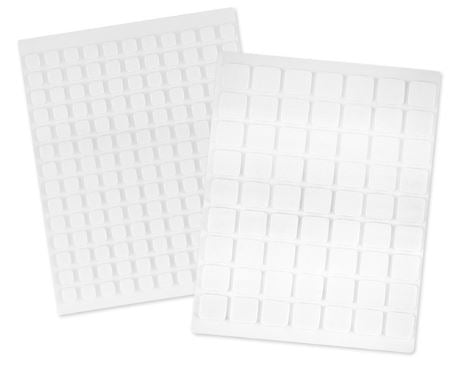 Scrapbook Adhesives - 3D Foam Squares - White Mix