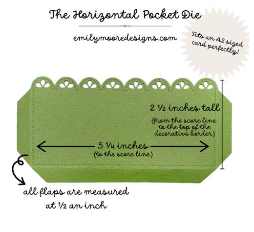 Emily Moore - Horizontal Pocket Die