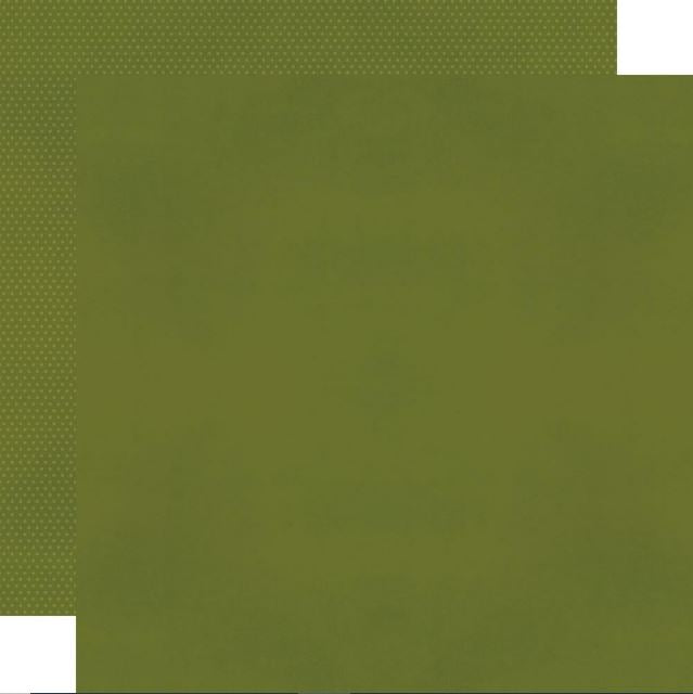 Simple Stories - Color Vibe Double-Sided Textured Cardstock - Avocado