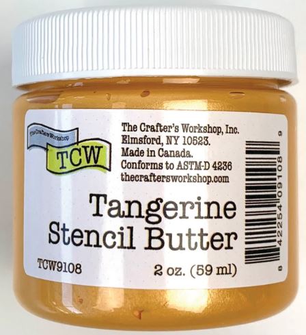The Crafter's Workshop - Stencil Butter - Tangerine