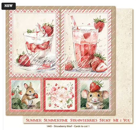 Maja Design - Strawberry Thief - 6x6 Paper Pack